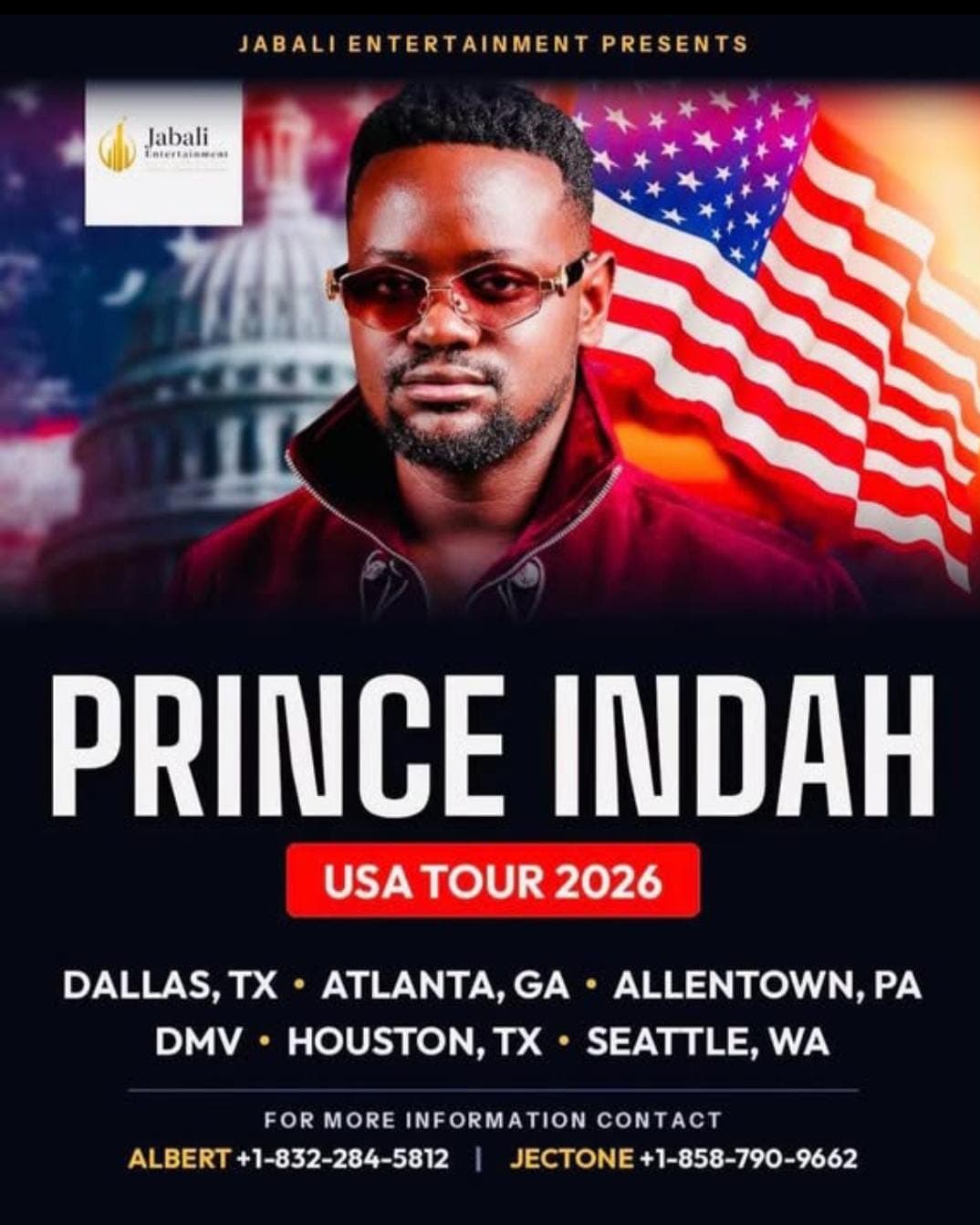 Prince Indah USA Tour poster